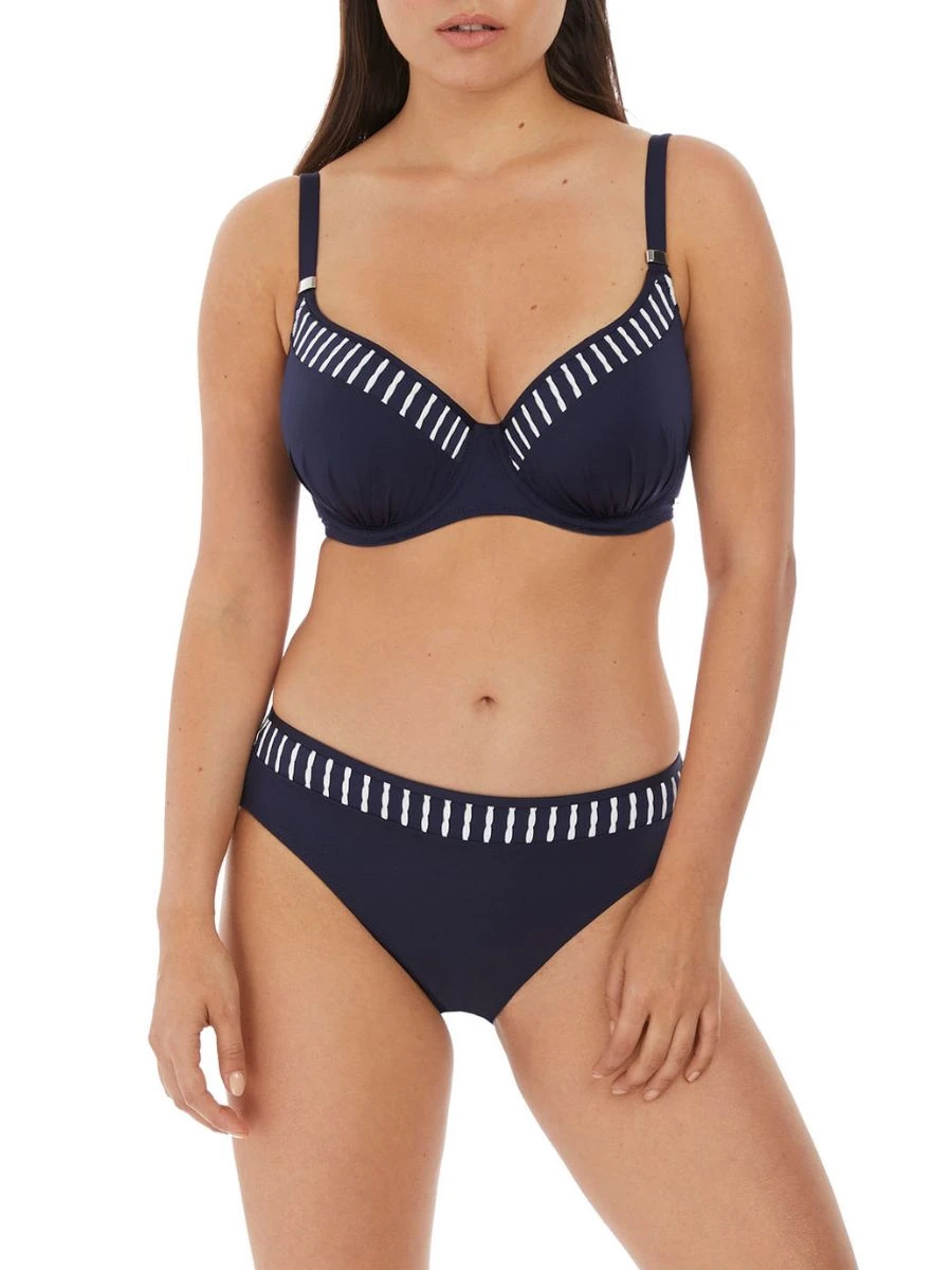 FANTASIE San Remo Moulded Gathered Bikini Top - Ink 3 FANTASIE San Remo Moulded Gathered Bikini Top - Ink - Image 3