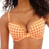 FREYA Check In Moulded Bikini Top - Zest
