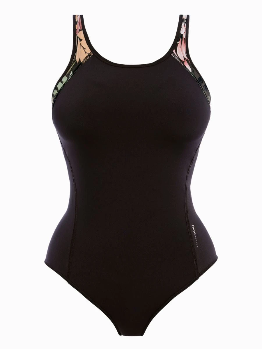 FREYA Active Freestyle Moulded Swimsuit - Jungle Black 7 FREYA Active Freestyle Moulded Swimsuit - Jungle Black - Image 7