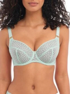 FREYA Starlight Side Support Bra - Pure Water 10 FREYA Starlight Side Support Bra - Pure Water -Outlet Soft Curve Bra Store braforme freya lingerie aa5202 pwe f