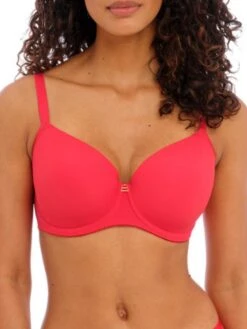 FREYA Snapshot Demi Plunge Moulded Bra - Chilli Red