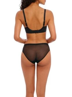 FREYA Snapshot Demi Plunge Moulded Bra - Noir -Outlet Soft Curve Bra Store braforme freya lingerie demiplunge aa400933 nor b