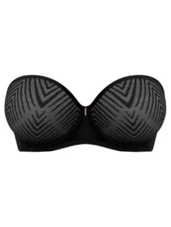 FREYA Tailored Moulded Strapless Bra - Black -Outlet Soft Curve Bra Store braforme freya lingerie strapless aa401109 blk cut