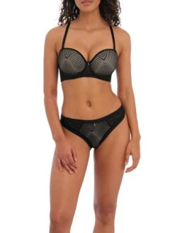 FREYA Tailored Moulded Strapless Bra - Black -Outlet Soft Curve Bra Store braforme freya lingerie strapless aa401109 blk full1