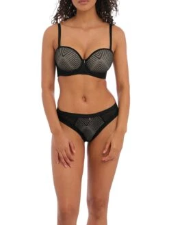 FREYA Tailored Moulded Strapless Bra - Black -Outlet Soft Curve Bra Store braforme freya lingerie strapless aa401109 blk full3