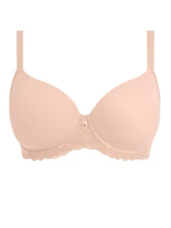 FREYA Offbeat Moulded Demi T-Shirt Bra - Natural Beige -Outlet Soft Curve Bra Store braforme freya offbeat aa5450 nae c