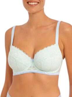 FREYA Offbeat Padded Half Cup Bra - Purewater