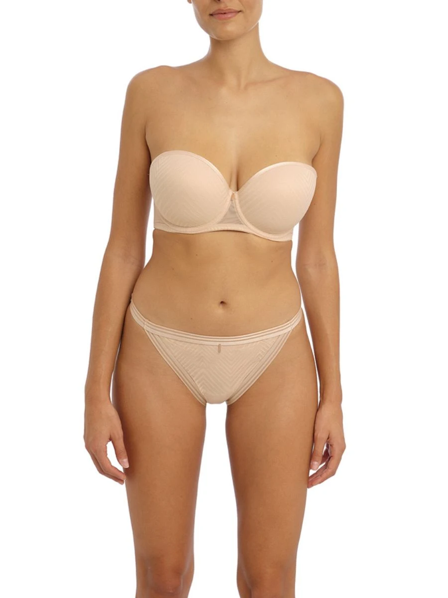 FREYA Tailored Moulded Strapless Bra - Natural Beige 3 FREYA Tailored Moulded Strapless Bra - Natural Beige - Image 3