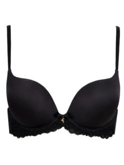 Gossard Superboost Lace T-Shirt Bra - Black -Outlet Soft Curve Bra Store braforme gossard 7705 blk c