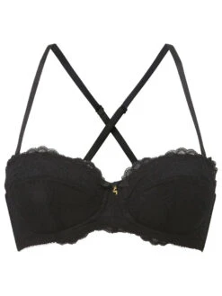 Gossard Superboost Lace Multiway Bra - Black -Outlet Soft Curve Bra Store braforme gossard 7707 blk c1