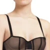 Accent Bandeau Bra - Black