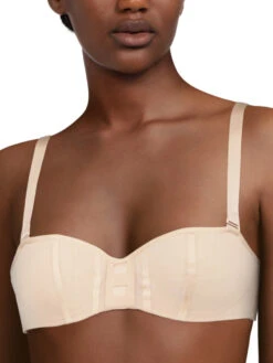 Accent Bandeau Bra - Golden Beige