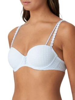 MARIE JO Avero Padded Balcony Bra - Tiny Vichy -Outlet Soft Curve Bra Store braforme lingerie marie jo avero tiv tiny vichy 0100419 s