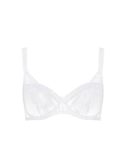 Passionata Maddie Half-Cup Bra - White -Outlet Soft Curve Bra Store braforme lingerie passionata by chantelle maddie bra p47h10 010 p