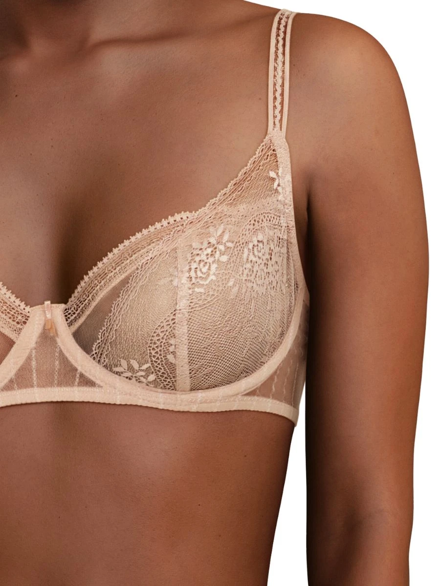 Passionata Maddie Half-Cup Bra - Dusky Pink 3 Passionata Maddie Half-Cup Bra - Dusky Pink - Image 3