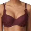 Twist First Night Padded Balcony Bra - Merlot