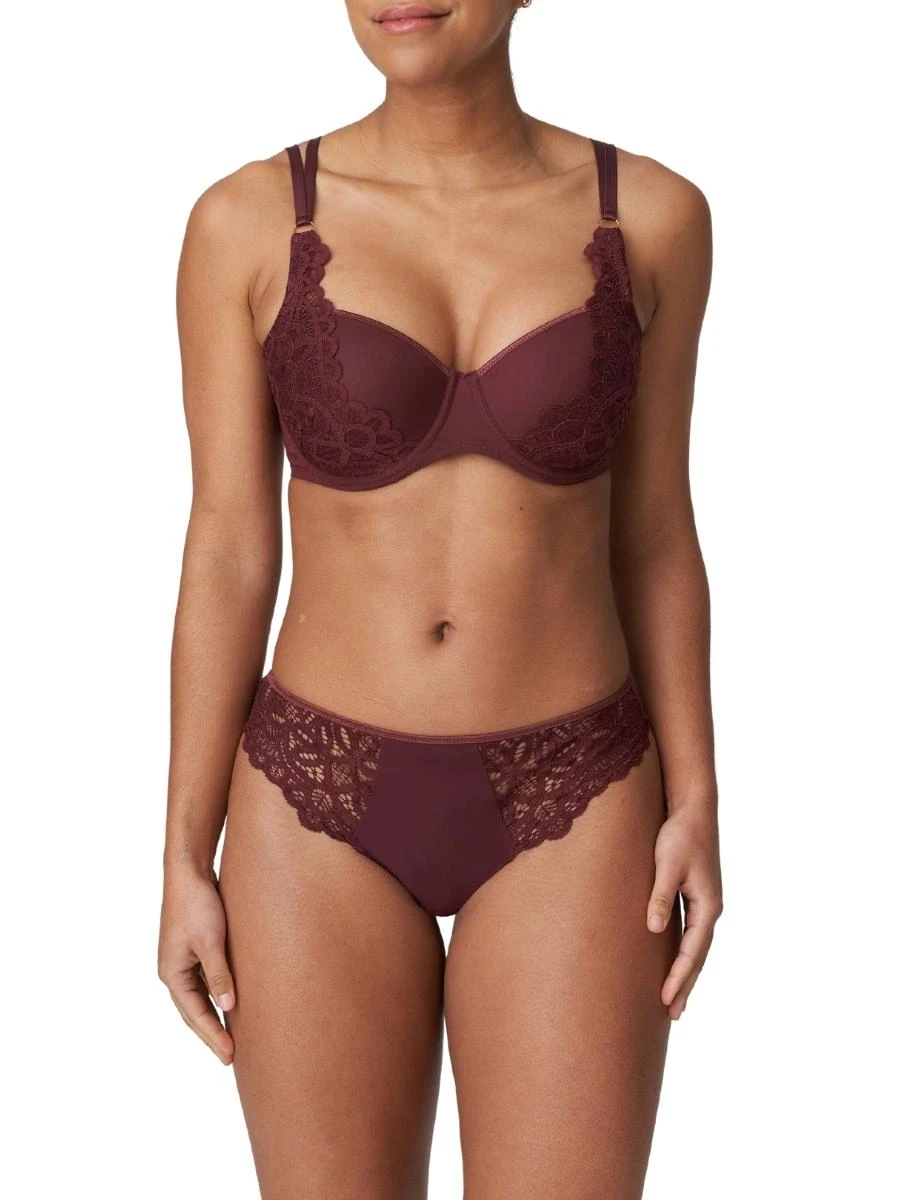 Twist First Night Padded Balcony Bra - Merlot 7 Twist First Night Padded Balcony Bra - Merlot - Image 7