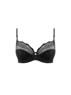 Wacoal Ravissant Balcony Bra - Black -Outlet Soft Curve Bra Store braforme lingerie wacoal ravissant bras we600506 black p