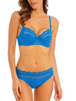 Wacoal Ravissant Balcony Bra - Indigo Bunting 7 Wacoal Ravissant Balcony Bra - Indigo Bunting -Outlet Soft Curve Bra Store braforme lingerie wacoal ravissant bras we600506 indigo bunting full