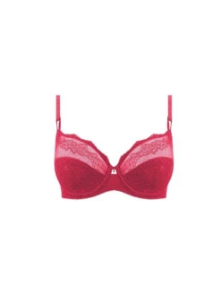 Wacoal Ravissant Balcony Bra - Scarlet -Outlet Soft Curve Bra Store braforme lingerie wacoal ravissant bras we600506 scarlet p
