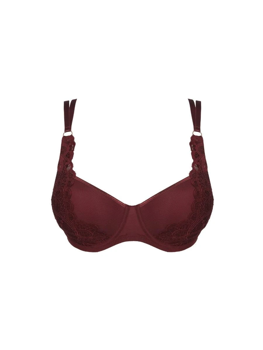 Twist First Night Padded Balcony Bra - Merlot 8 Twist First Night Padded Balcony Bra - Merlot - Image 8