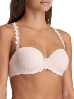 MARIE JO Avero Padded Strapless Bra - Pearly Pink -Outlet Soft Curve Bra Store braforme marie jo avero 0200413 pep padded strapless bra s