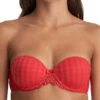 MARIE JO Avero Padded Strapless Bra - Scarlet