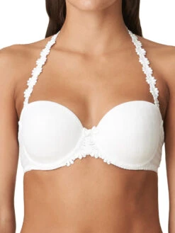 MARIE JO Avero Padded Strapless Bra - White -Outlet Soft Curve Bra Store braforme marie jo avero 0200413 wit padded strapless bra f2