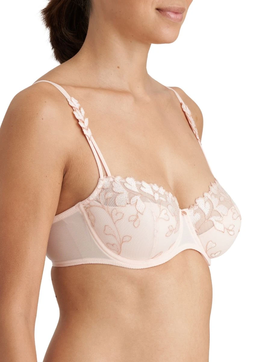 MARIE JO Leda Half Padded Balcony Bra - Glossy Pink 4 MARIE JO Leda Half Padded Balcony Bra - Glossy Pink - Image 4