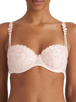 MARIE JO Leda Padded Balcony Bra - Glossy Pink