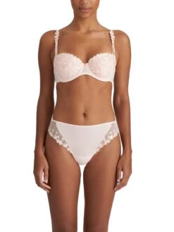 MARIE JO Leda Padded Balcony Bra - Glossy Pink -Outlet Soft Curve Bra Store braforme marie jo leda bra 0102529 glp full