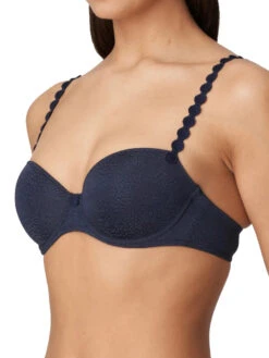 MARIE JO Tom Padded Balcony Bra - Majestic Blue -Outlet Soft Curve Bra Store braforme marie jo l aventure lingerie padded bra tom 0120829 majestic blue s