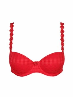 MARIE JO Avero Padded Balcony Bra - Scarlet -Outlet Soft Curve Bra Store braforme mariejo avero 0100419 sca c1