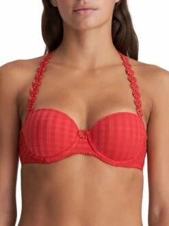 MARIE JO Avero Padded Balcony Bra - Scarlet -Outlet Soft Curve Bra Store braforme mariejo avero 0100419 sca f1