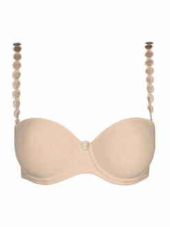 MARIE JO Tom Padded Strapless Bra - Caffé Latte -Outlet Soft Curve Bra Store braforme mariejo tom 0120828 cal c