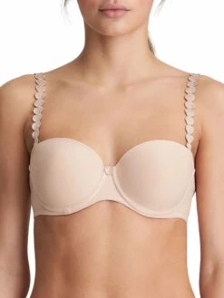 MARIE JO Tom Padded Strapless Bra - Caffé Latte