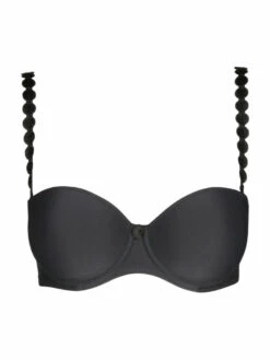 MARIE JO Tom Padded Strapless Bra - Charcoal -Outlet Soft Curve Bra Store braforme mariejo tom 0120828 chb c