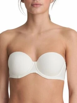 MARIE JO Tom Padded Strapless Bra - Natural -Outlet Soft Curve Bra Store braforme mariejo tom 0120828 nat f2