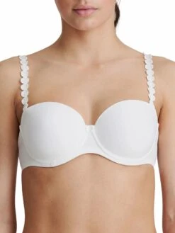 MARIE JO Tom Padded Strapless Bra - White