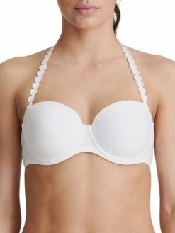 MARIE JO Tom Padded Strapless Bra - White -Outlet Soft Curve Bra Store braforme mariejo tom 0120828 wit f1