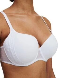 Passionata Prisca Covering T-Shirt Bra - White -Outlet Soft Curve Bra Store braforme passionata bra lingerie 010 white p42l90 s