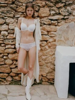 Passionata Prisca Covering T-Shirt Bra - White -Outlet Soft Curve Bra Store braforme passionata bra lingerie p42l90 ls