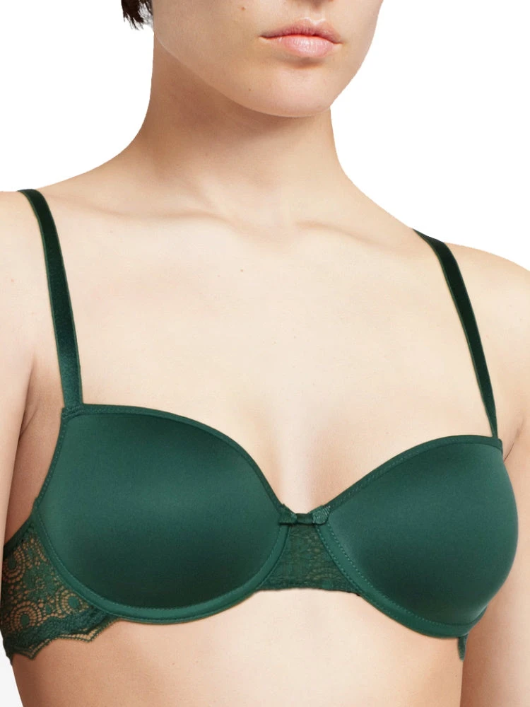 Passionata Georgia Half Cup Bra - Sequioa Green 1 Passionata Georgia Half Cup Bra - Sequioa Green
