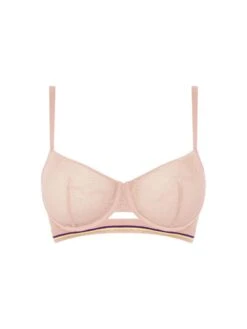 Passionata Paola Half Cup Bra - Dusky Pink -Outlet Soft Curve Bra Store braforme passionata lingerie paola p41l10 0rg p
