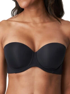 PRIMADONNA Figuras Padded Strapless Bra - Charcoal