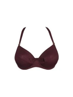 PRIMADONNA Dalyan Full Cup Bikini Top - Wine -Outlet Soft Curve Bra Store braforme primadonna dalyan swimwear 4009810 wine wne p1