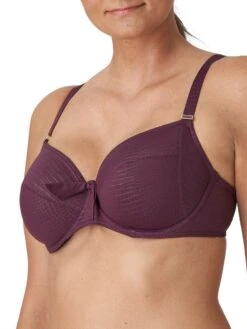 PRIMADONNA Dalyan Full Cup Bikini Top - Wine -Outlet Soft Curve Bra Store braforme primadonna dalyan swimwear 4009810 wine wne s