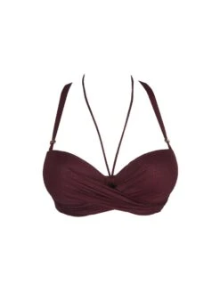 PRIMADONNA Dalyan Strapless Bikini Top - Wine 19 PRIMADONNA Dalyan Strapless Bikini Top - Wine -Outlet Soft Curve Bra Store braforme primadonna dalyan swimwear 4009817 wine wne p1