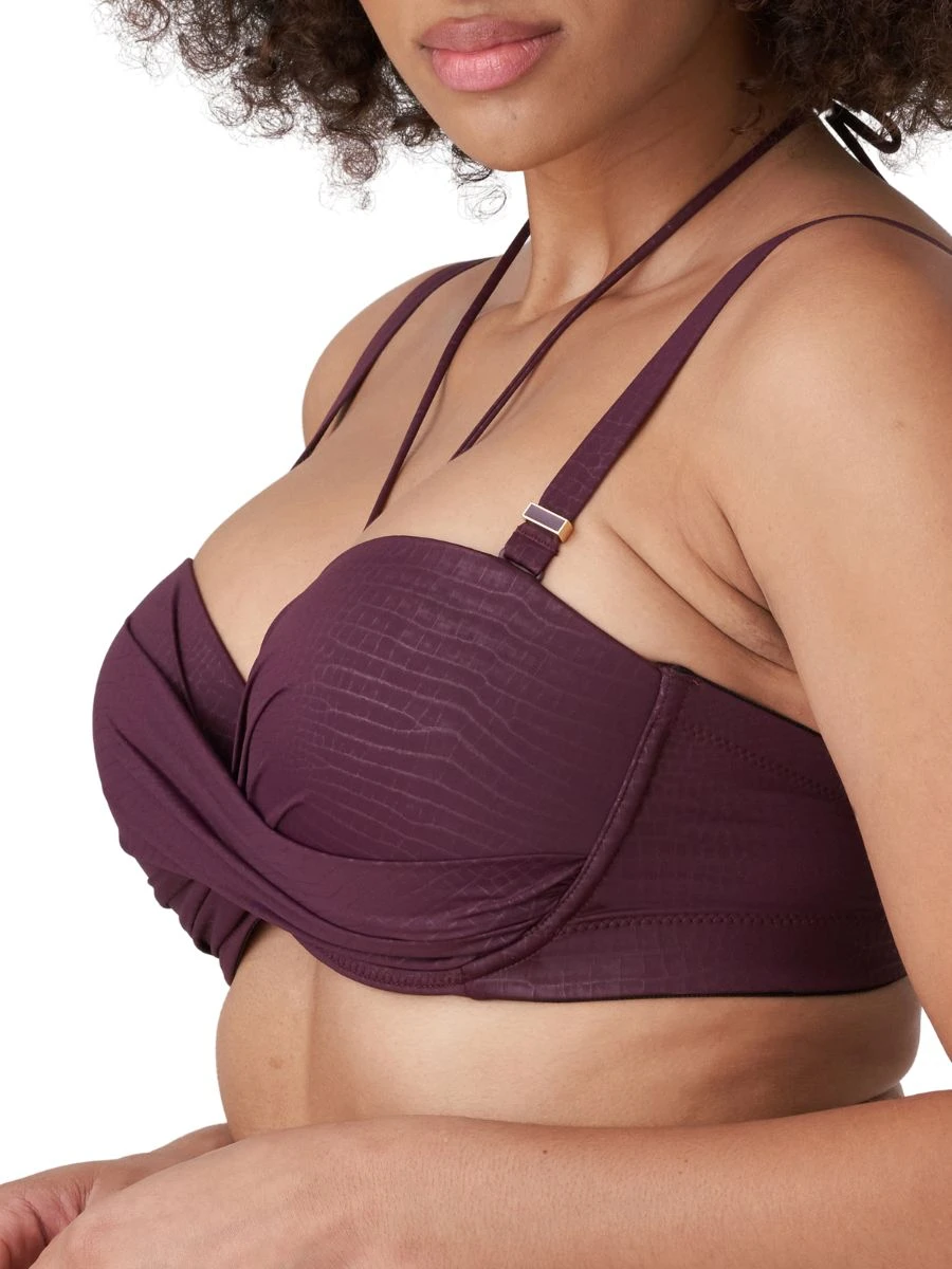 PRIMADONNA Dalyan Strapless Bikini Top - Wine 7 PRIMADONNA Dalyan Strapless Bikini Top - Wine - Image 7