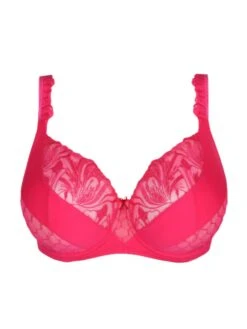 PRIMADONNA Disah Tulip Seam Balcony Bra - Electric Pink -Outlet Soft Curve Bra Store braforme primadonna disah 0163424 elp c